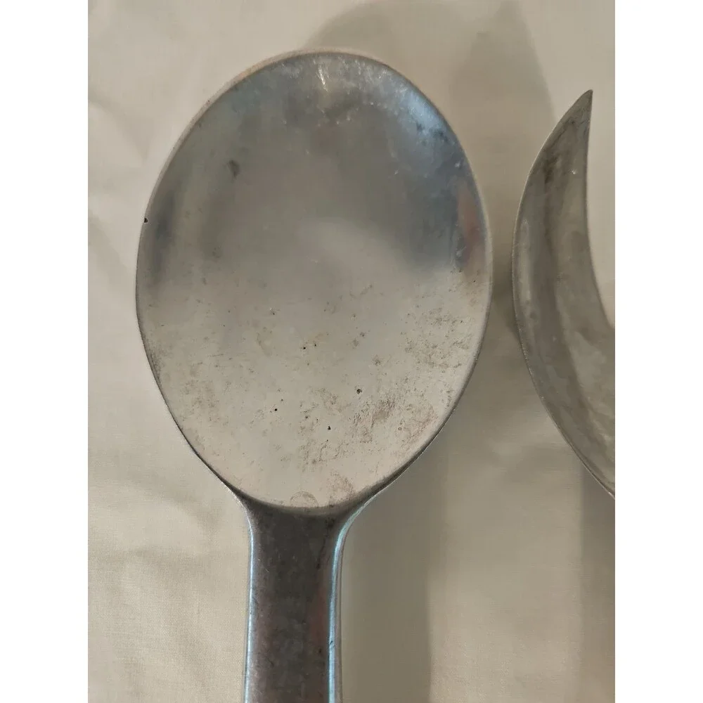 Vintage MCM 1950s CarOtti Salad Utensil Set Fork Spoon